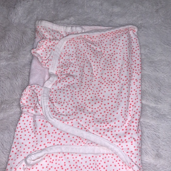 Other 2 For 1 Pink And White Swaddle Blanket Poshmark